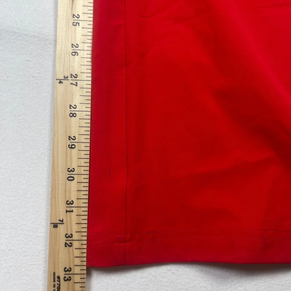 Under Armour Heat-gear‎ Track Pants Men's 3XL Red Loose Fit Ankle Zip Drawstring